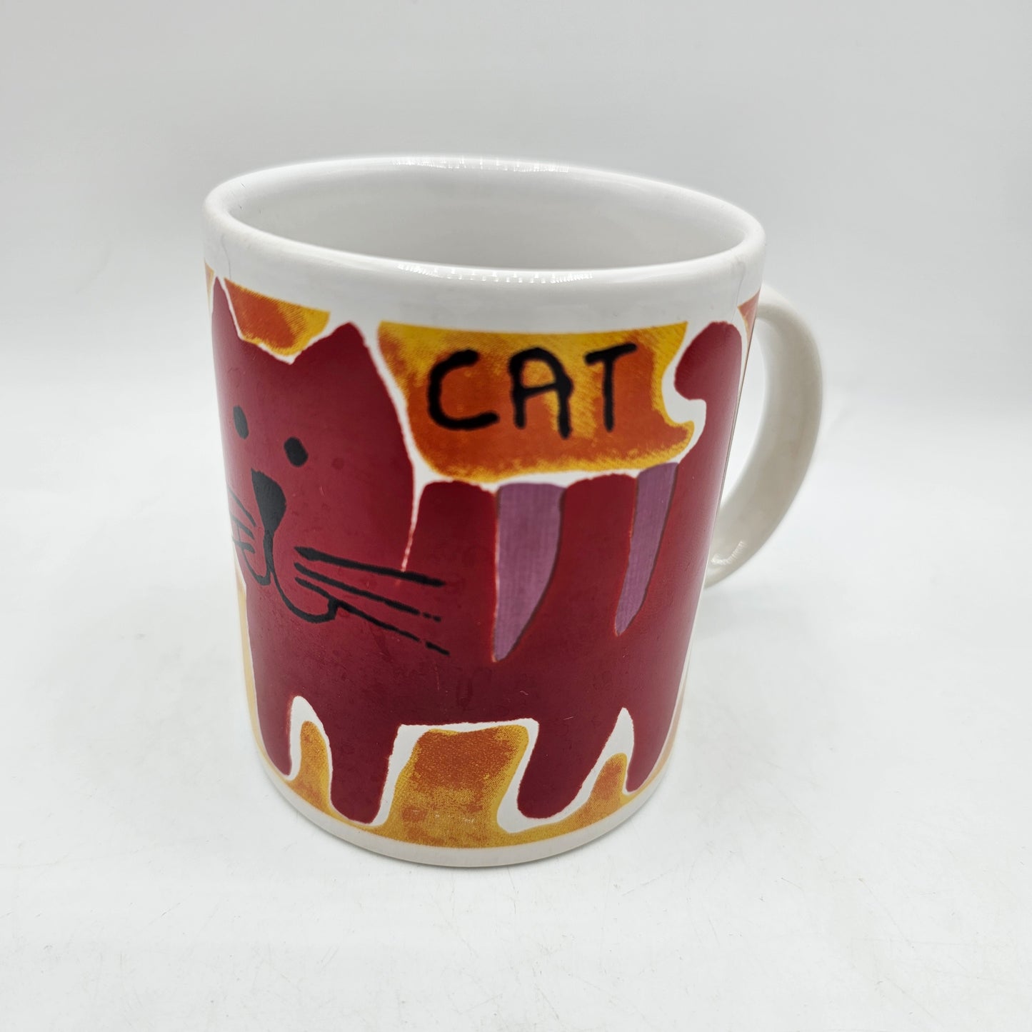 Cartoon Red Cat Mug