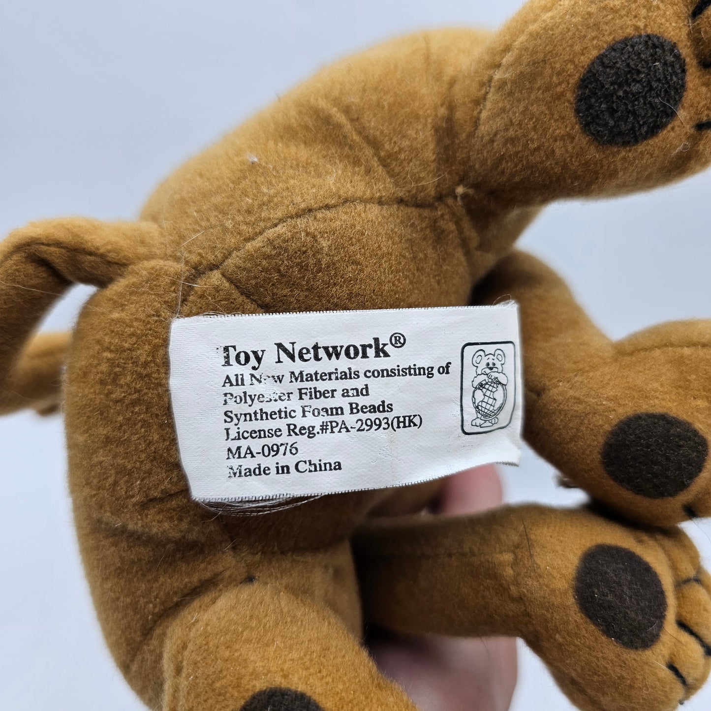 Vintage Sitting Scooby Doo Plush Doll 9" by Toy Network