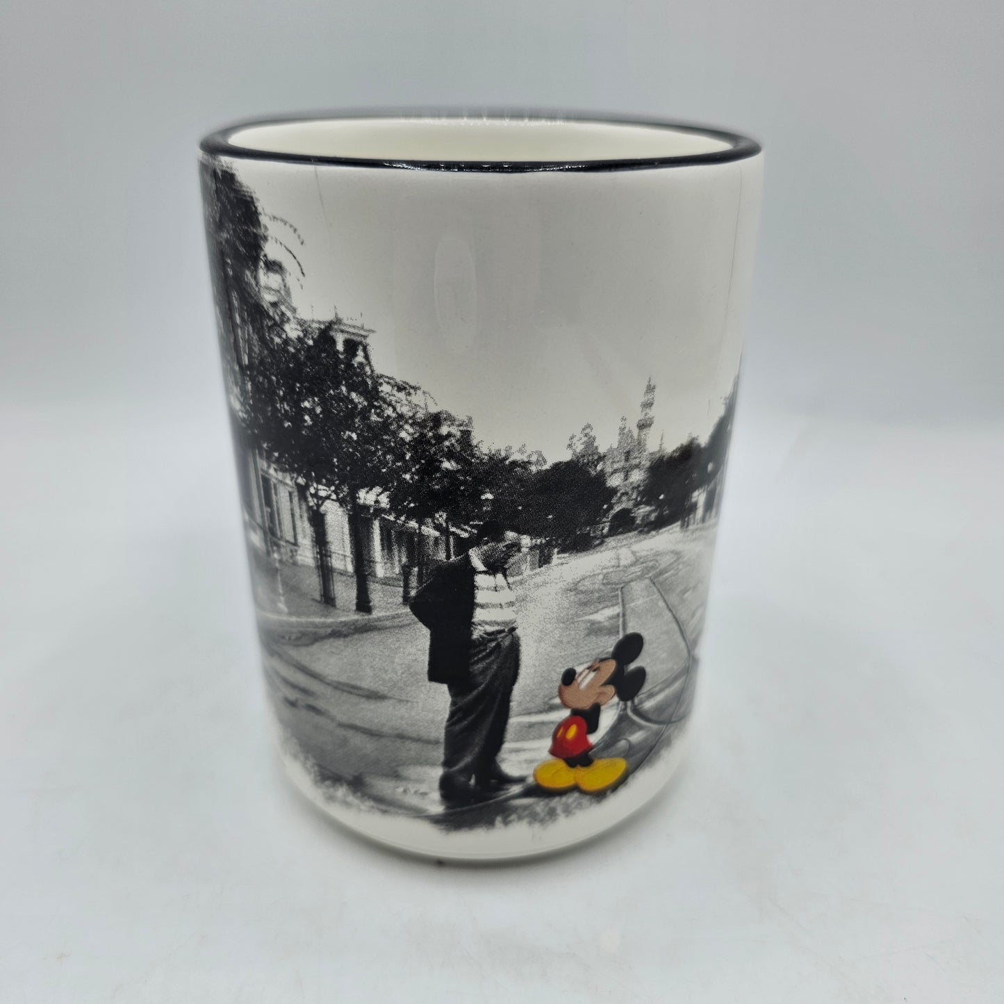 Walt Disney and Mickey Mouse on Main Street Disneyland Mug