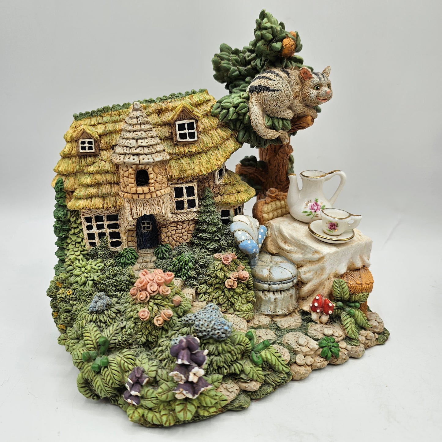 Alice in Wonderland Bookends - The Mad Hatter's Tea Party - Smithsonian Institute, Limited Edition, Signed