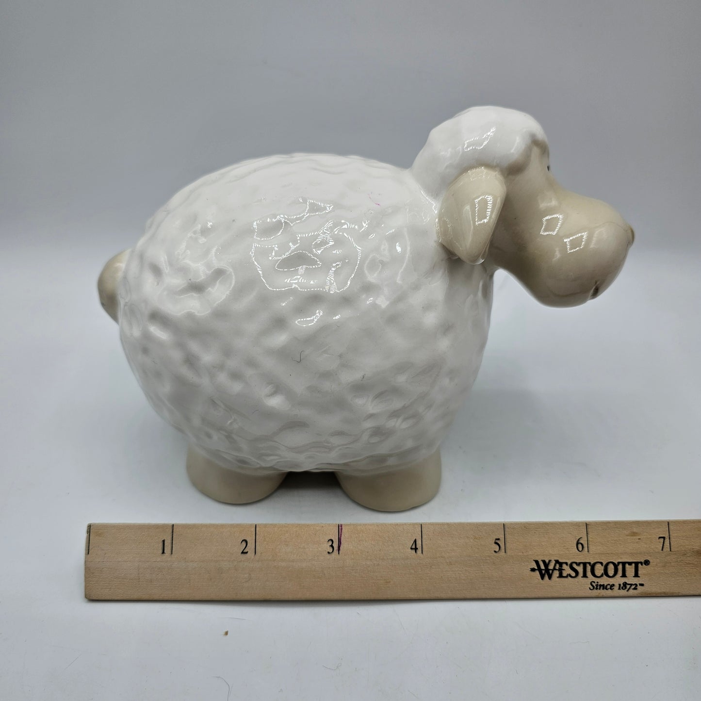 Ceramic Kitschy Lamb or Sheep Figurine