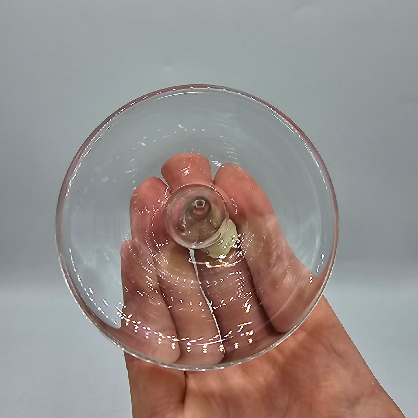 Vintage Clear Glass Ring Holder