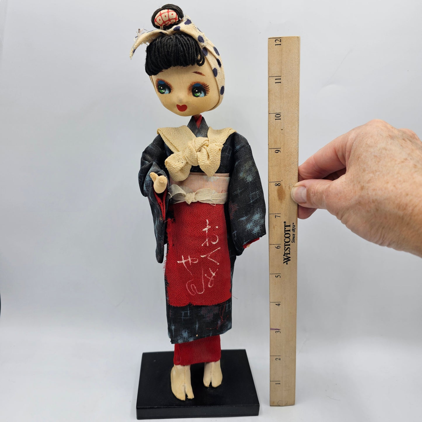 Tottori Pear Maiden - Handcrafted Plush Kolceshi Souvenir Doll from Hamamura Onsen