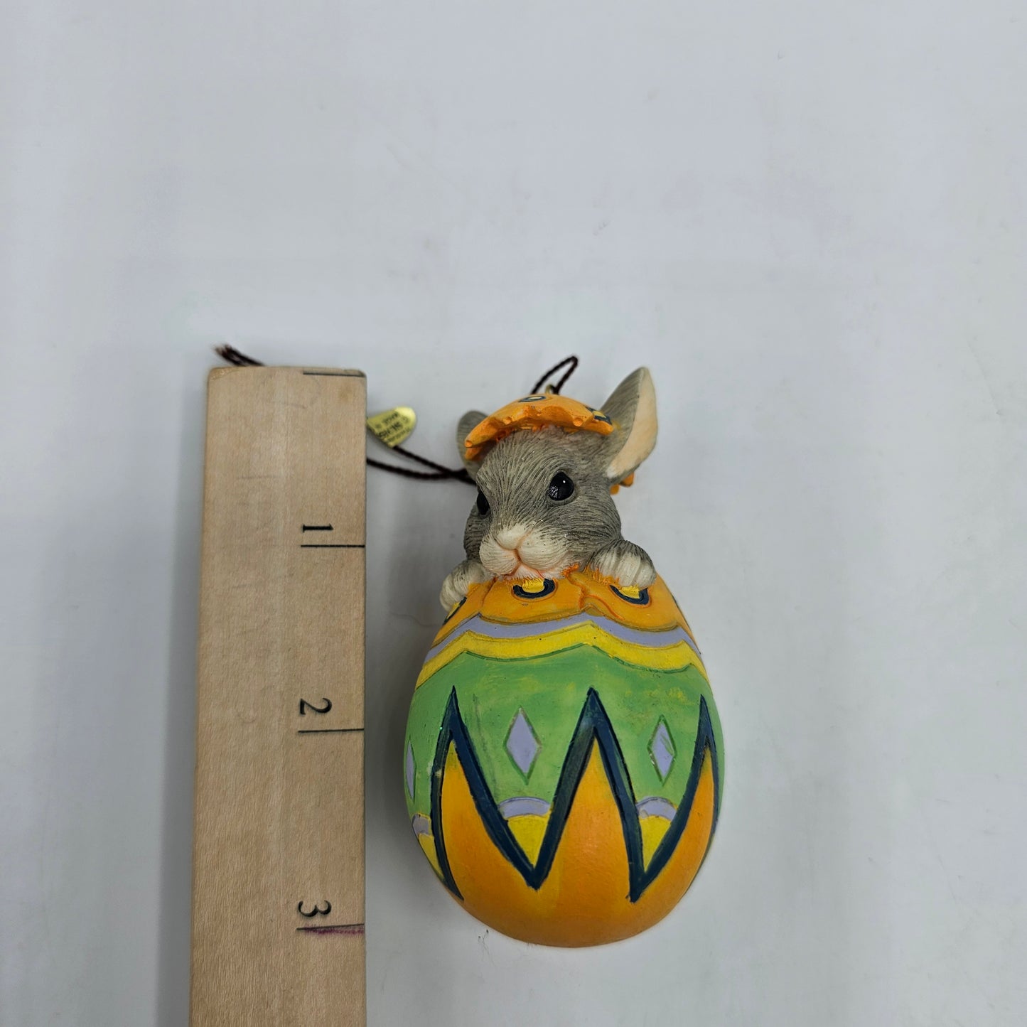 Bunny Easter Egg Ornament by Charming Tails