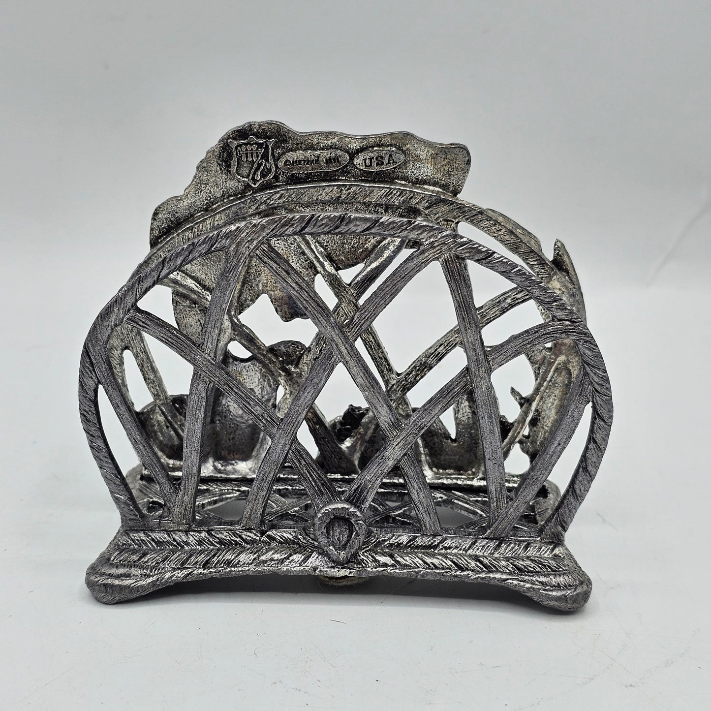 Pewter Bass Fish Letter / Business Card Holder