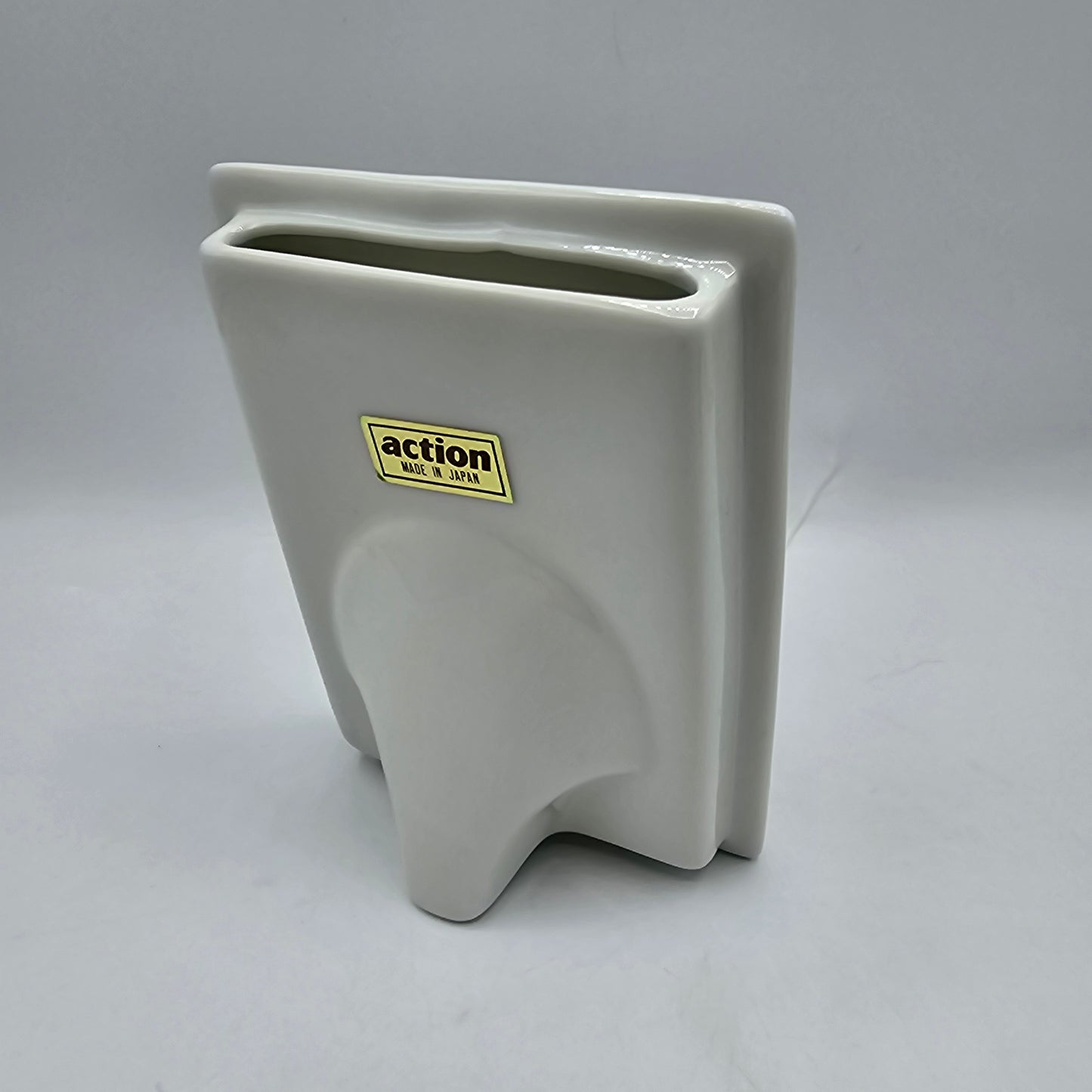 Vintage Ceramic Hummingbird and Iris Picture Frame