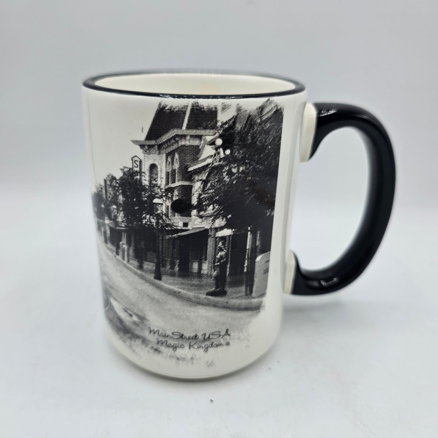 Walt Disney and Mickey Mouse on Main Street Disneyland Mug