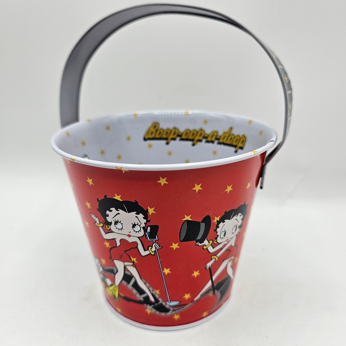 Betty Boop Metal Movie Bucket Candy Dish / Planter