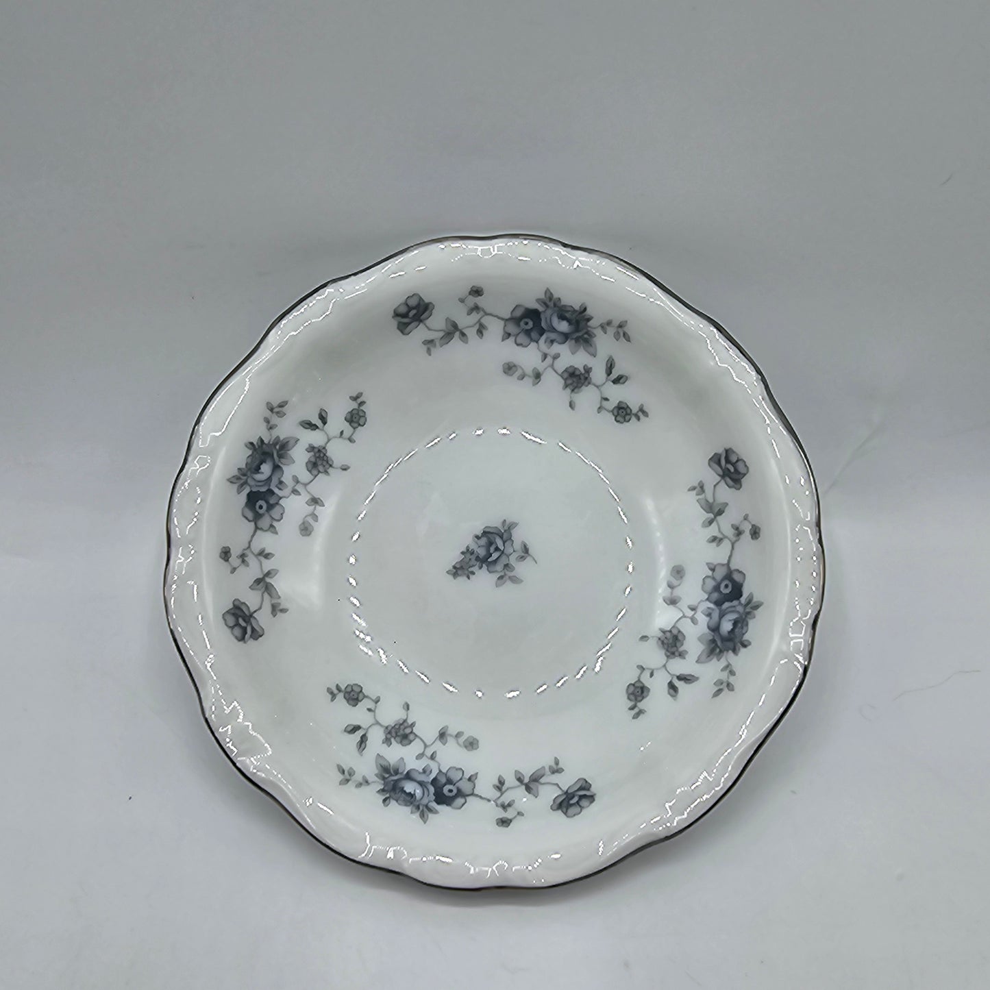 Haviland Blue Floral Butter Pat