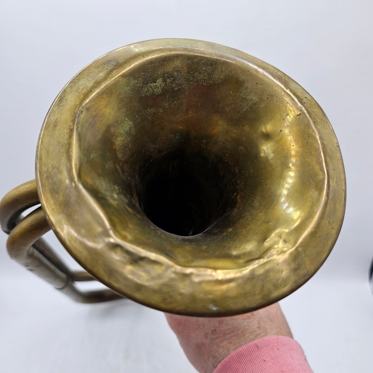 Vintage Rexcraft US Regulation Brass Bugle Horn (no mouthpiece)