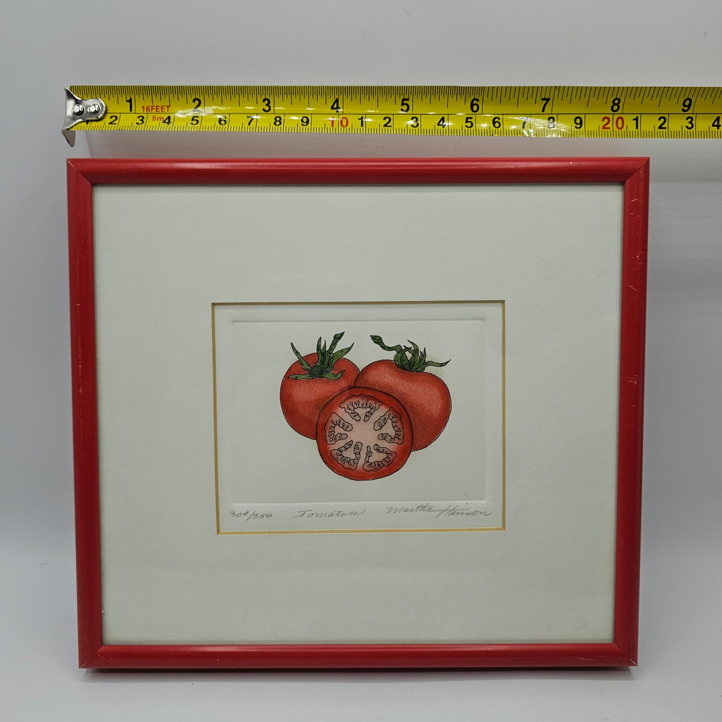 "Tomatoes" Signed And Numbered Watercolor By Martha Hinson #304/350