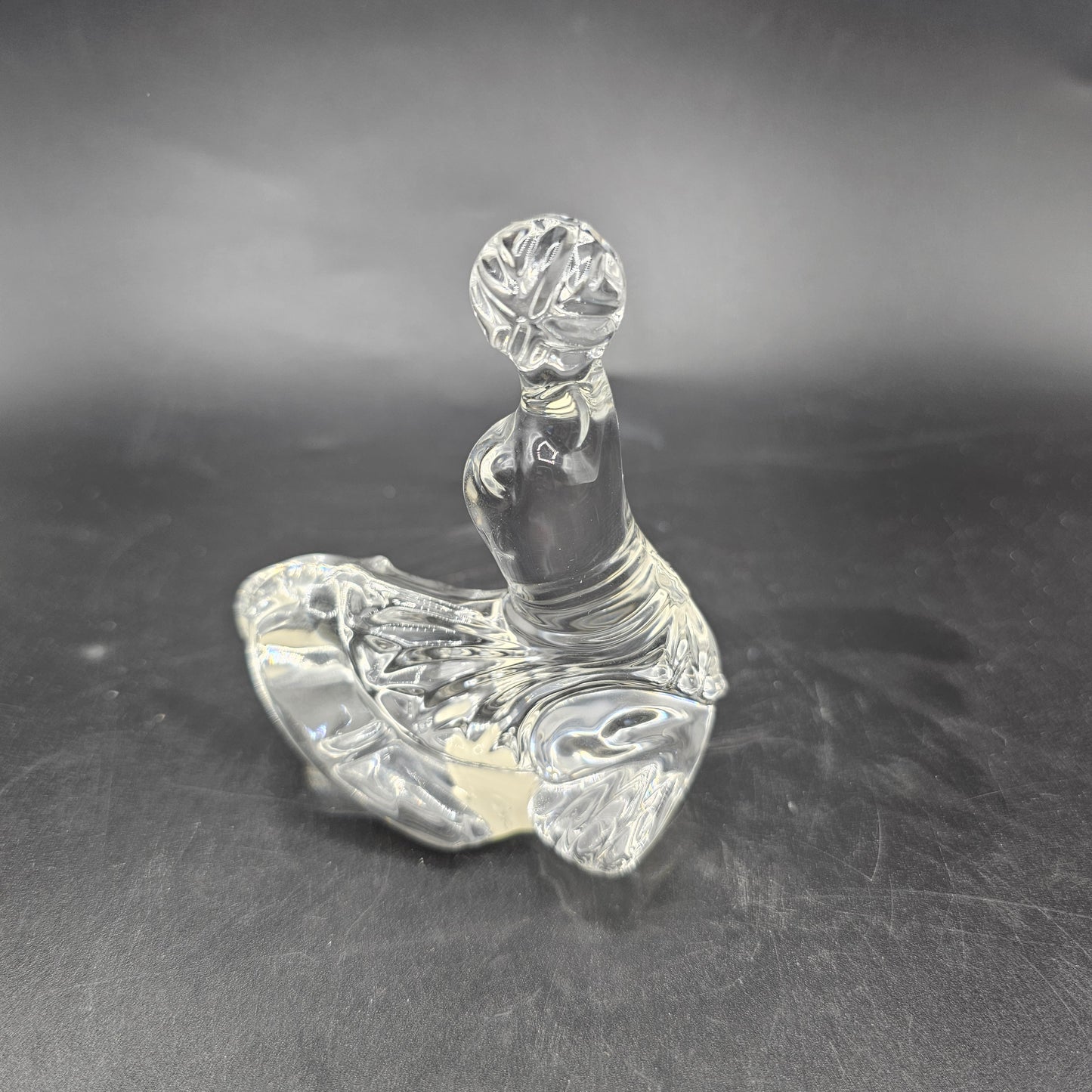Princess House Lead Crystal Rocker Figurine - Seal with Ball