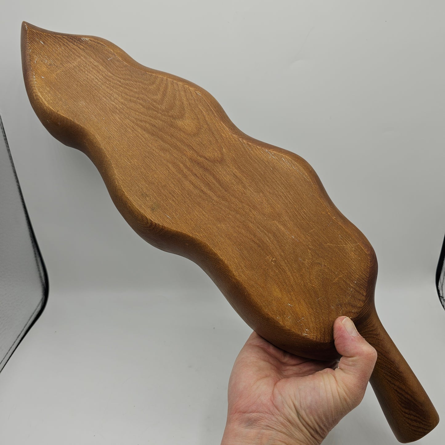 Vintage Peapod Divided Serving Tray made of Monkey Pod Wood