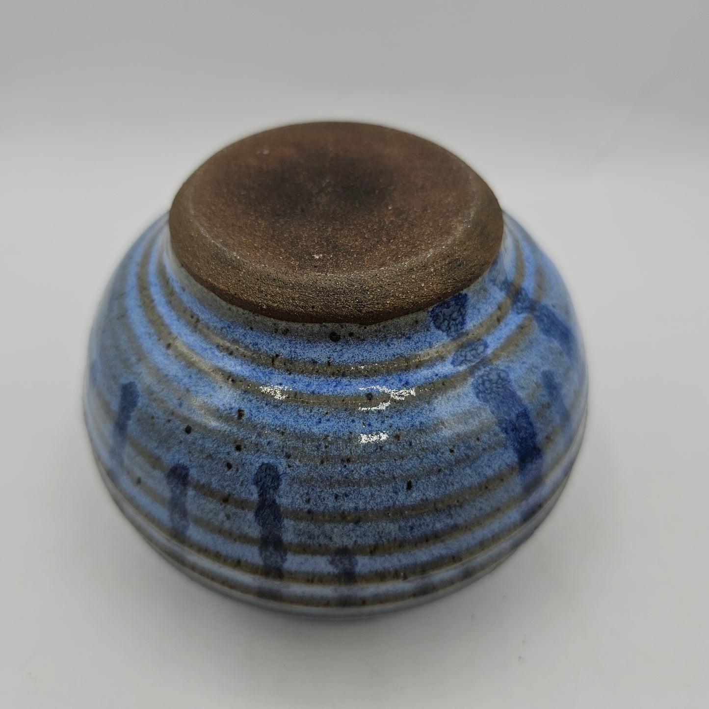 Artisan Pottery Blue Bowl