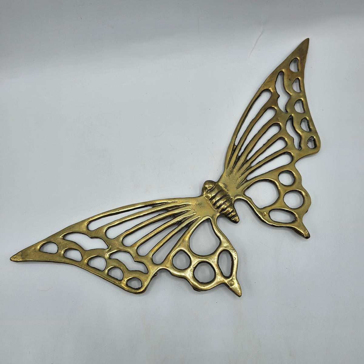 Vintage Brass Butterfly Wall Hanging
