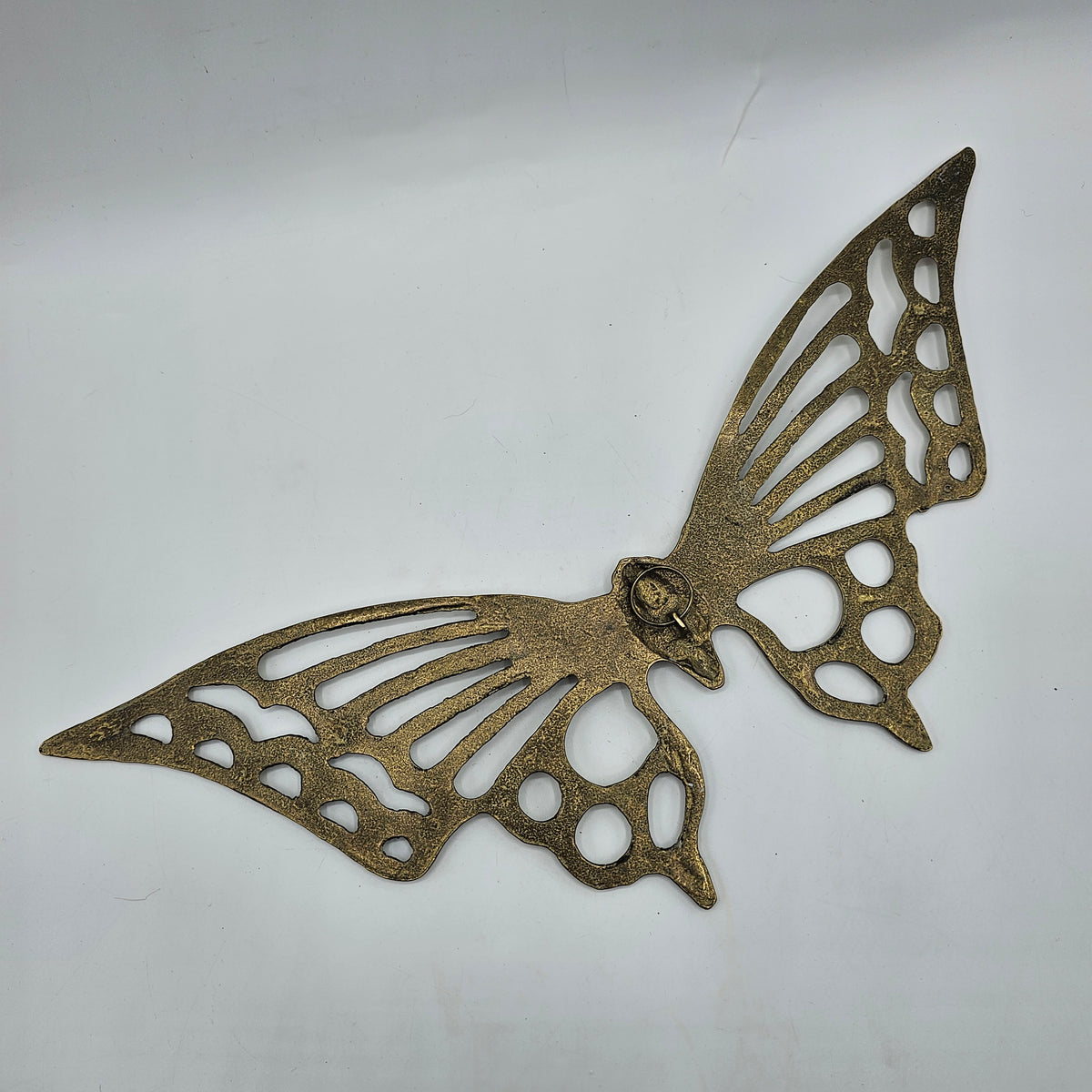 Vintage Brass Butterfly Wall Hanging