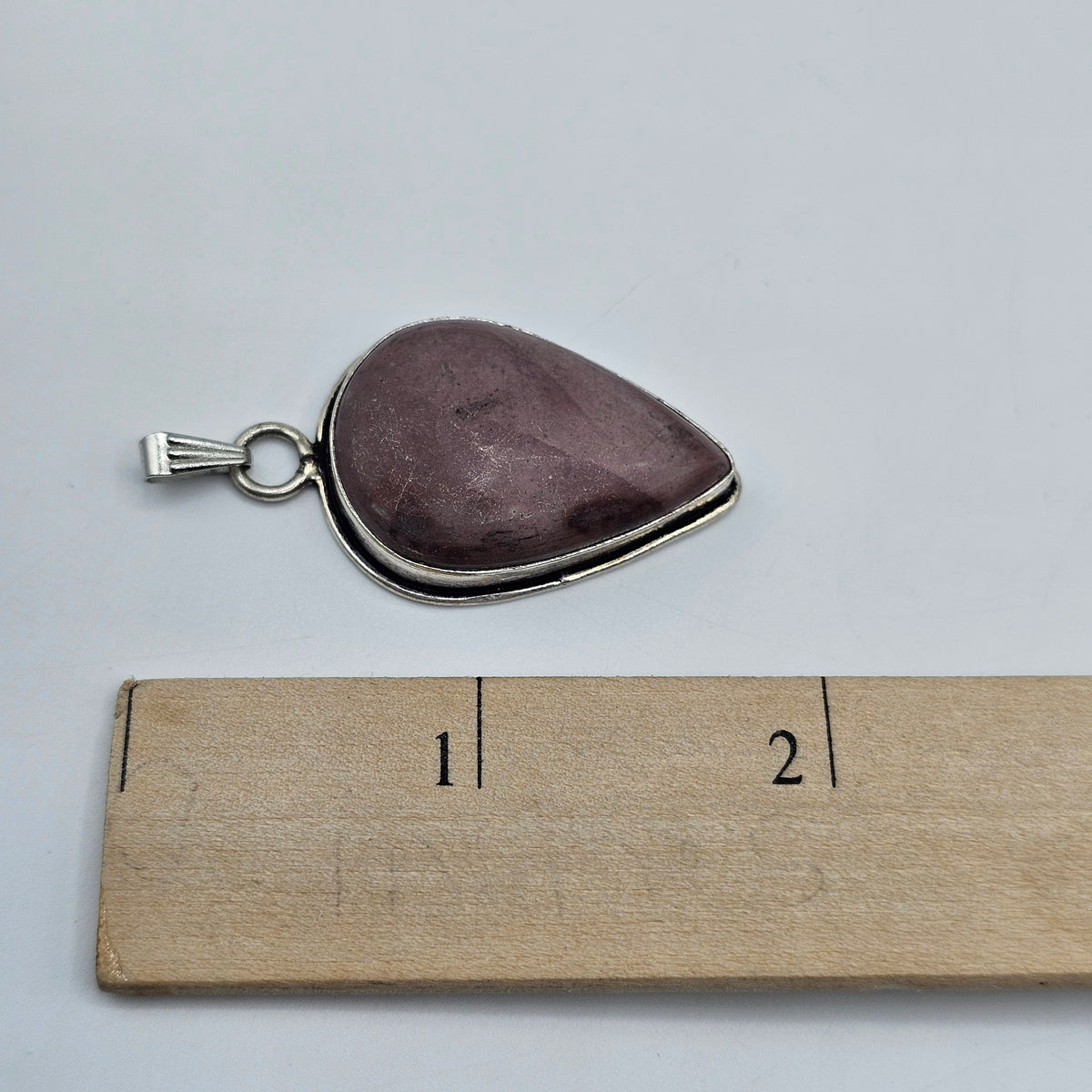 Banded Agate Polished Stone Cabochon Pendant