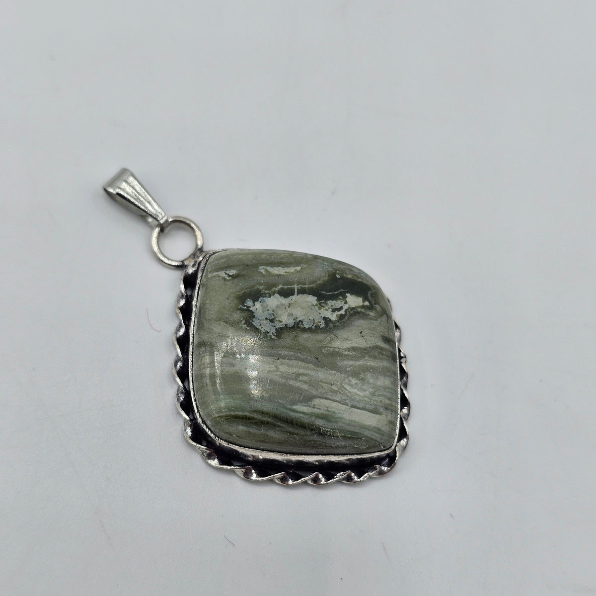 Polished Stone Cabochon Pendant