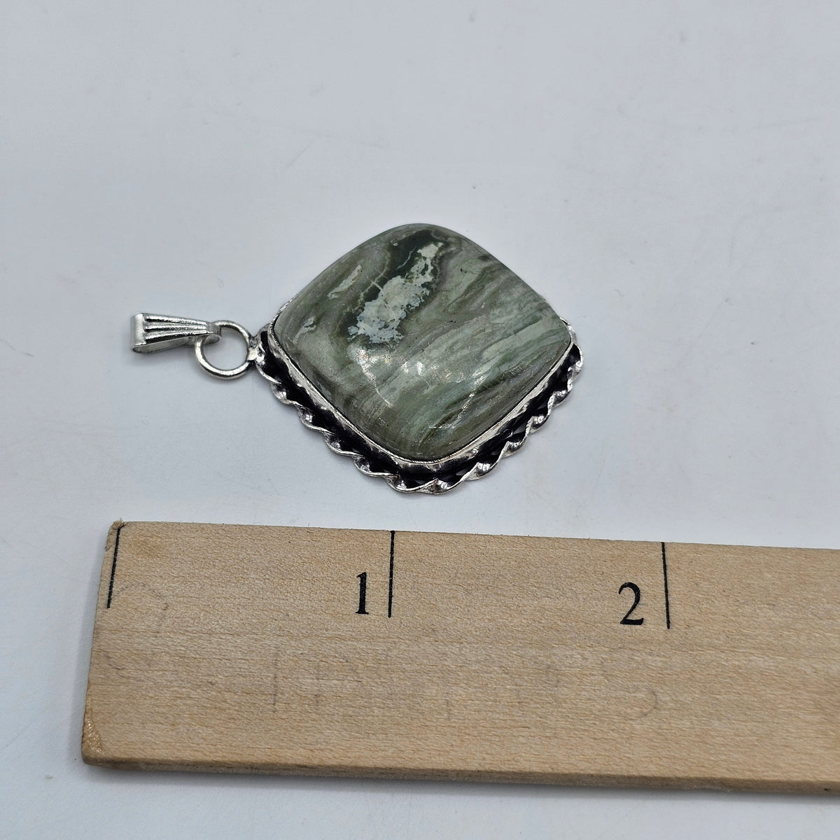 Polished Stone Cabochon Pendant
