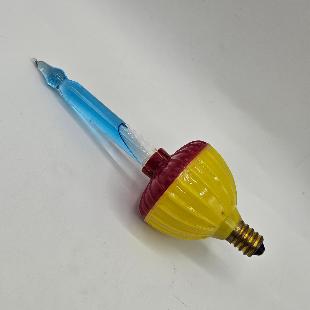 Vintage C7 Blue Bubble Light Bulb - tested and working