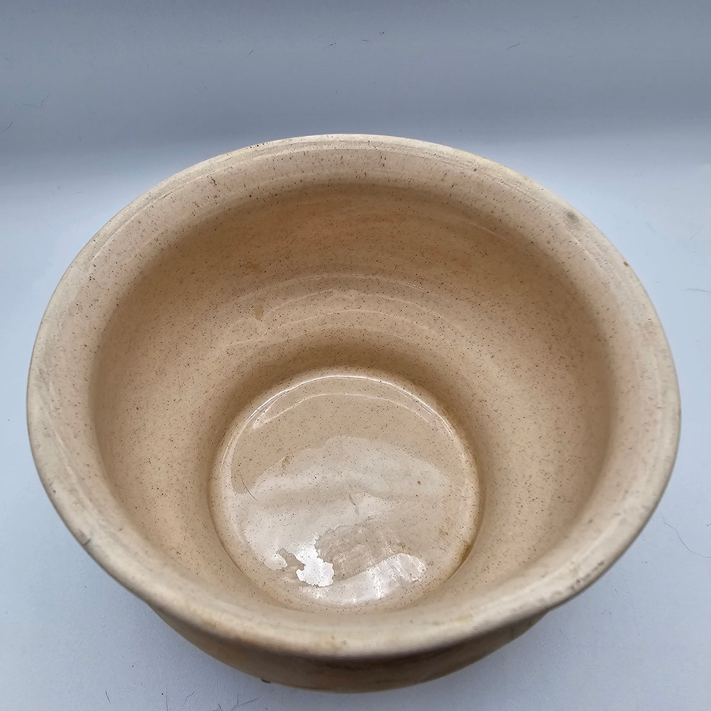 Nemadji Bowl with Orange Swirls