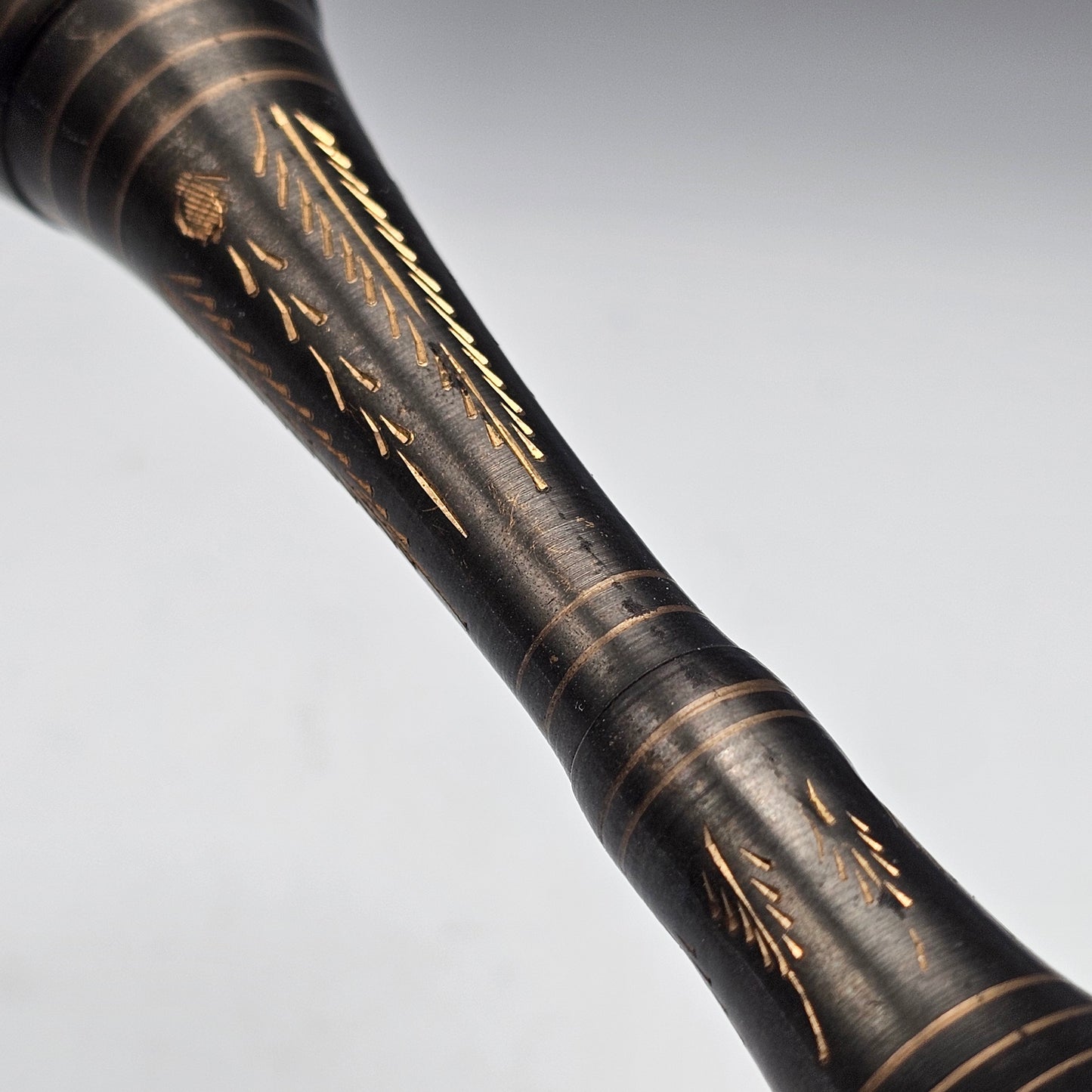 Vintage Cut to Brass Bud Vase