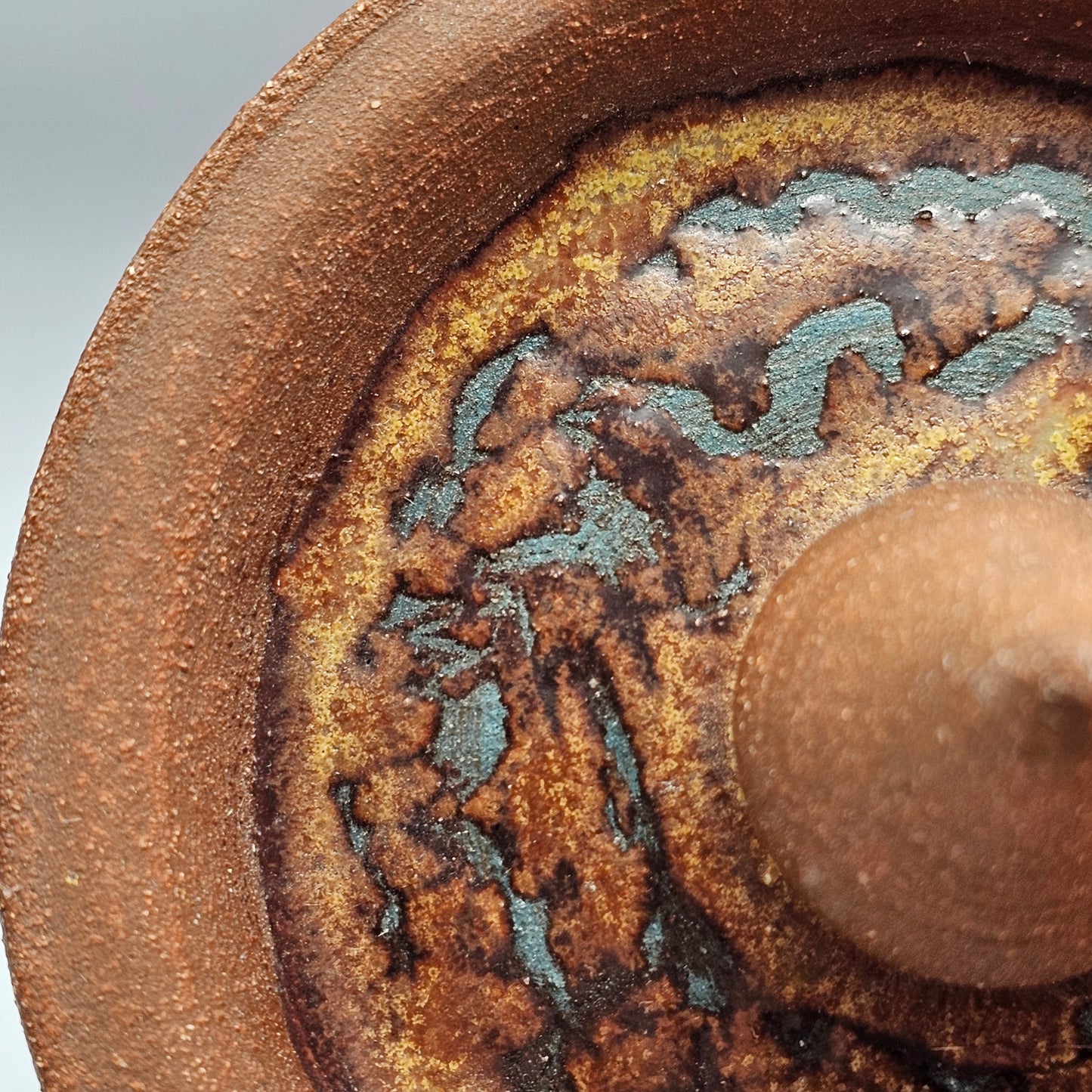 Vintage Art Pottery Ring Holder