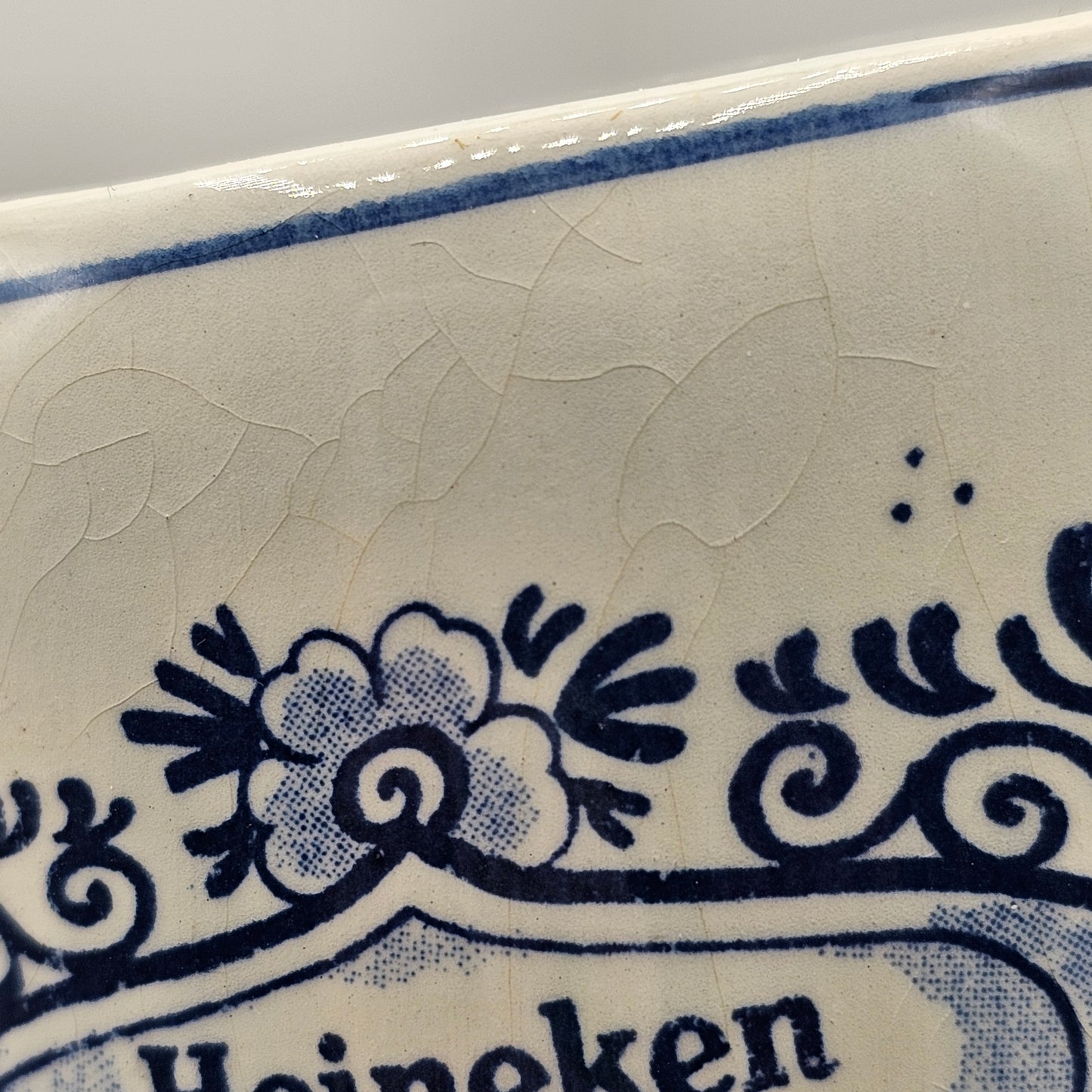 Vintage Delft Blue Holland Hand Painted Heineken Mug