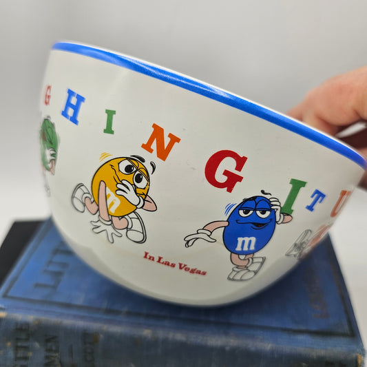 M&M's Laughing It Up in Las Vegas Ceramic Bowl. Limited Edition from Y2K, the Year 2000