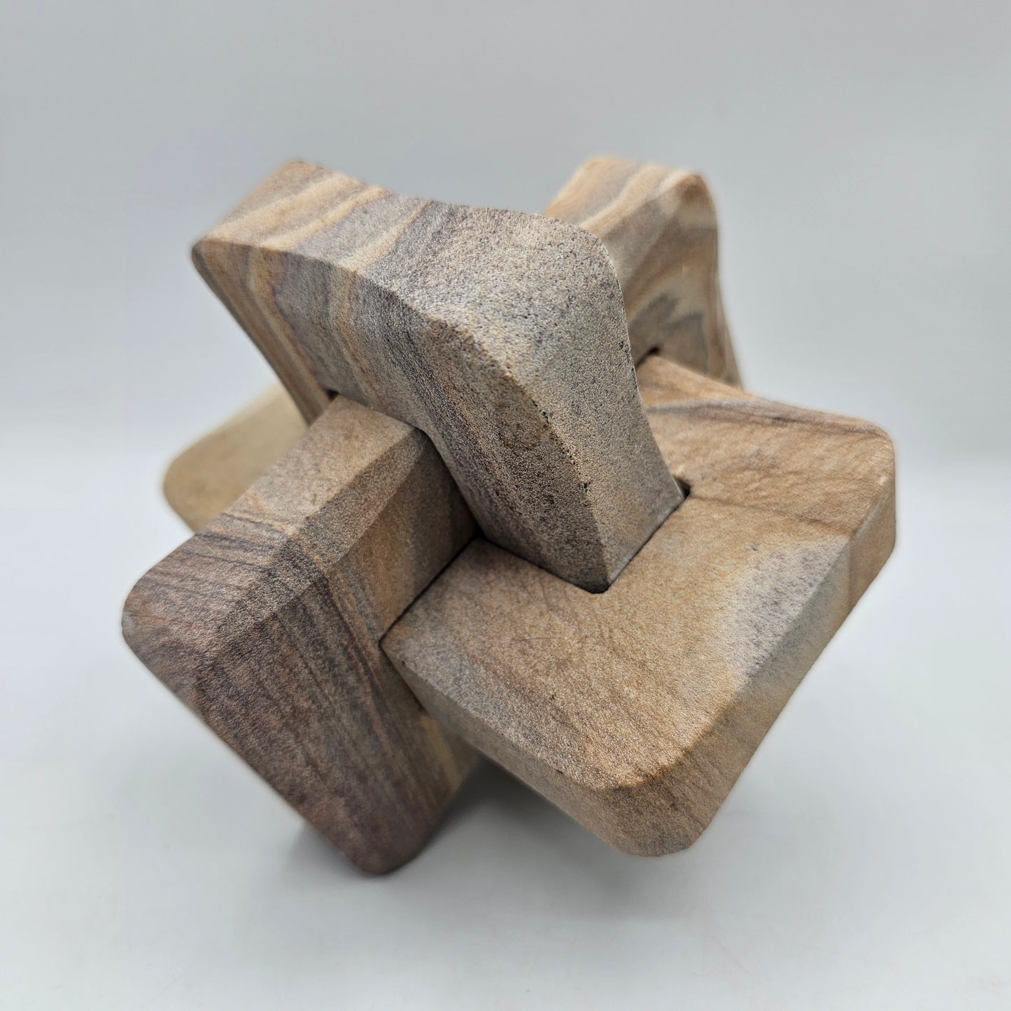 Carved Stone Knot Decor/Bookend