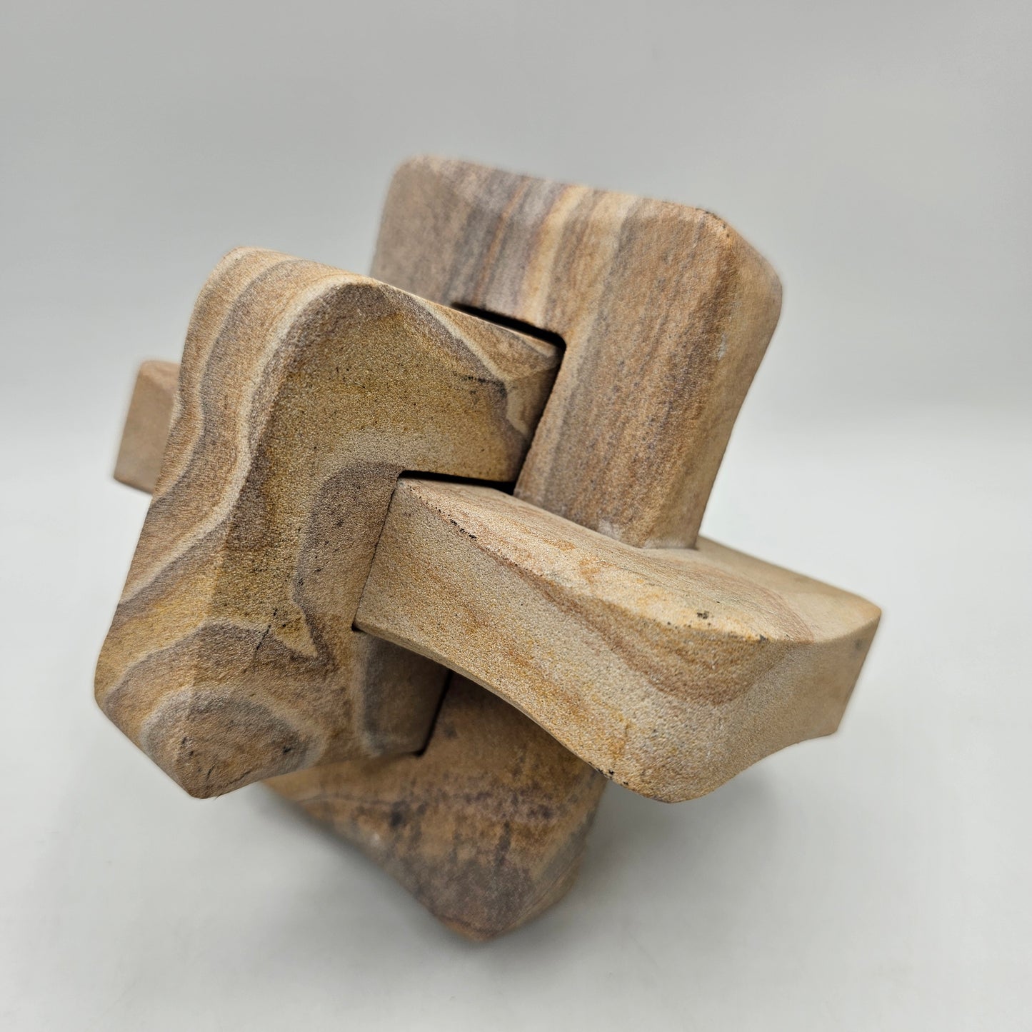 Carved Stone Knot Decor/Bookend