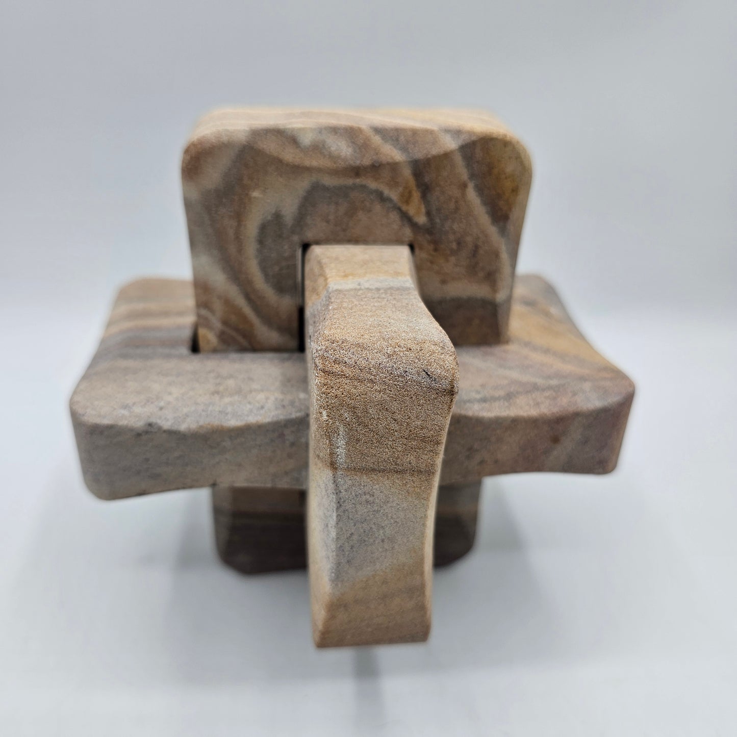 Carved Stone Knot Decor/Bookend