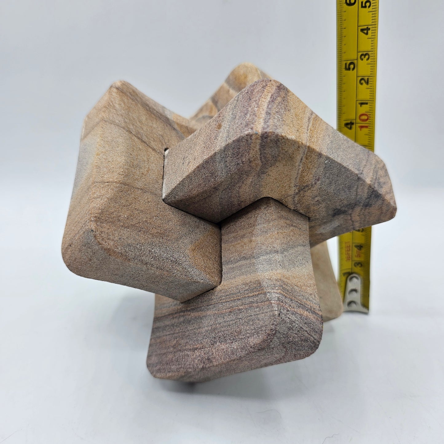 Carved Stone Knot Decor/Bookend