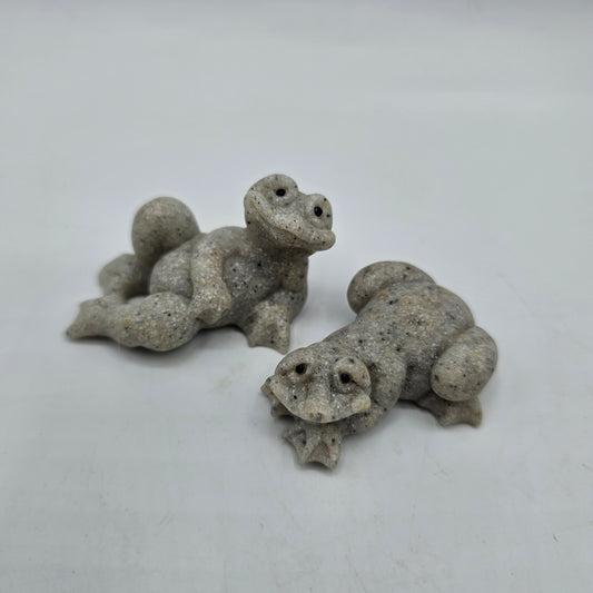 Quarry Critters Mini Frog Figurines - Set of 2