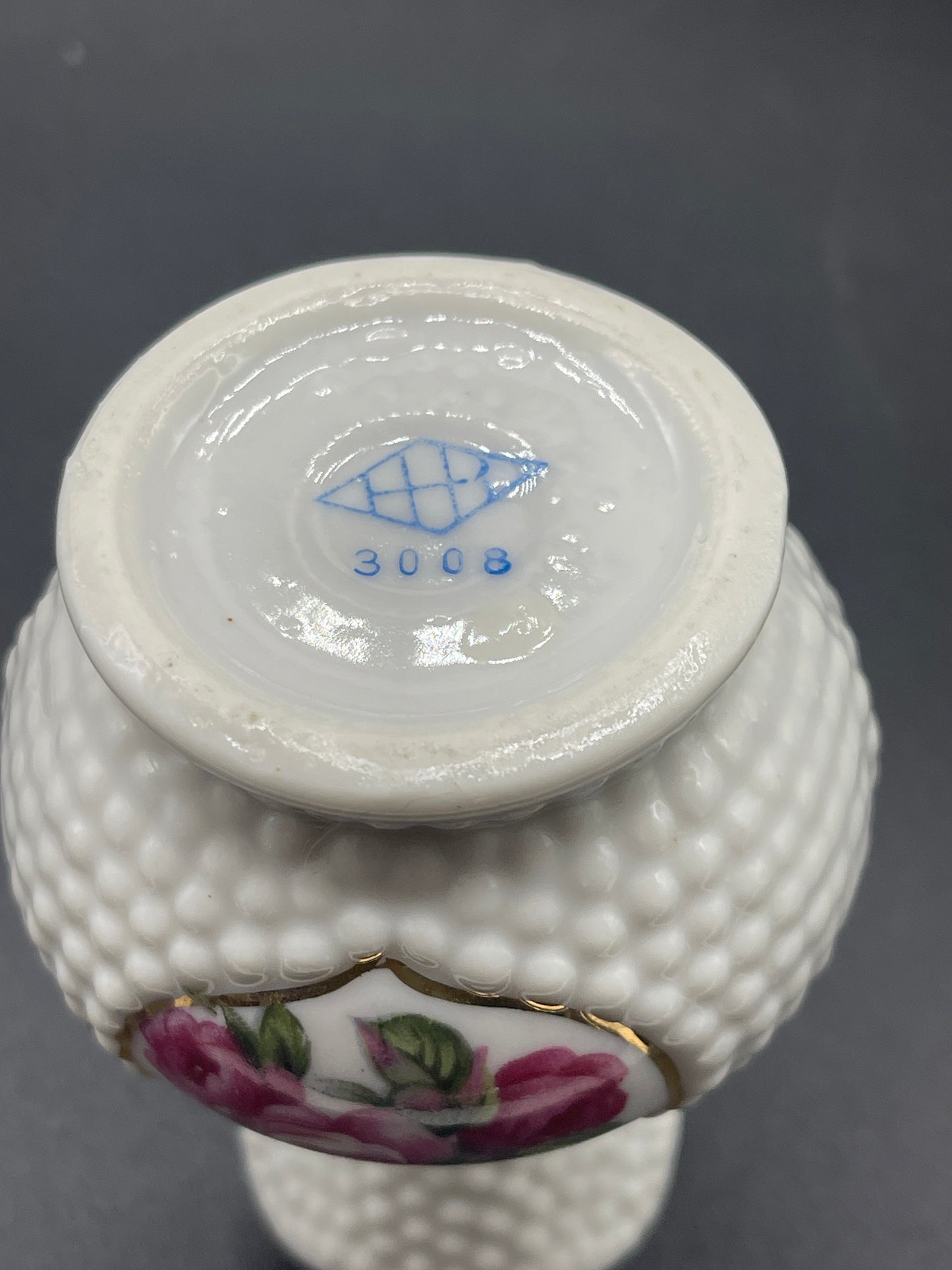 Small Vintage Rose Vase