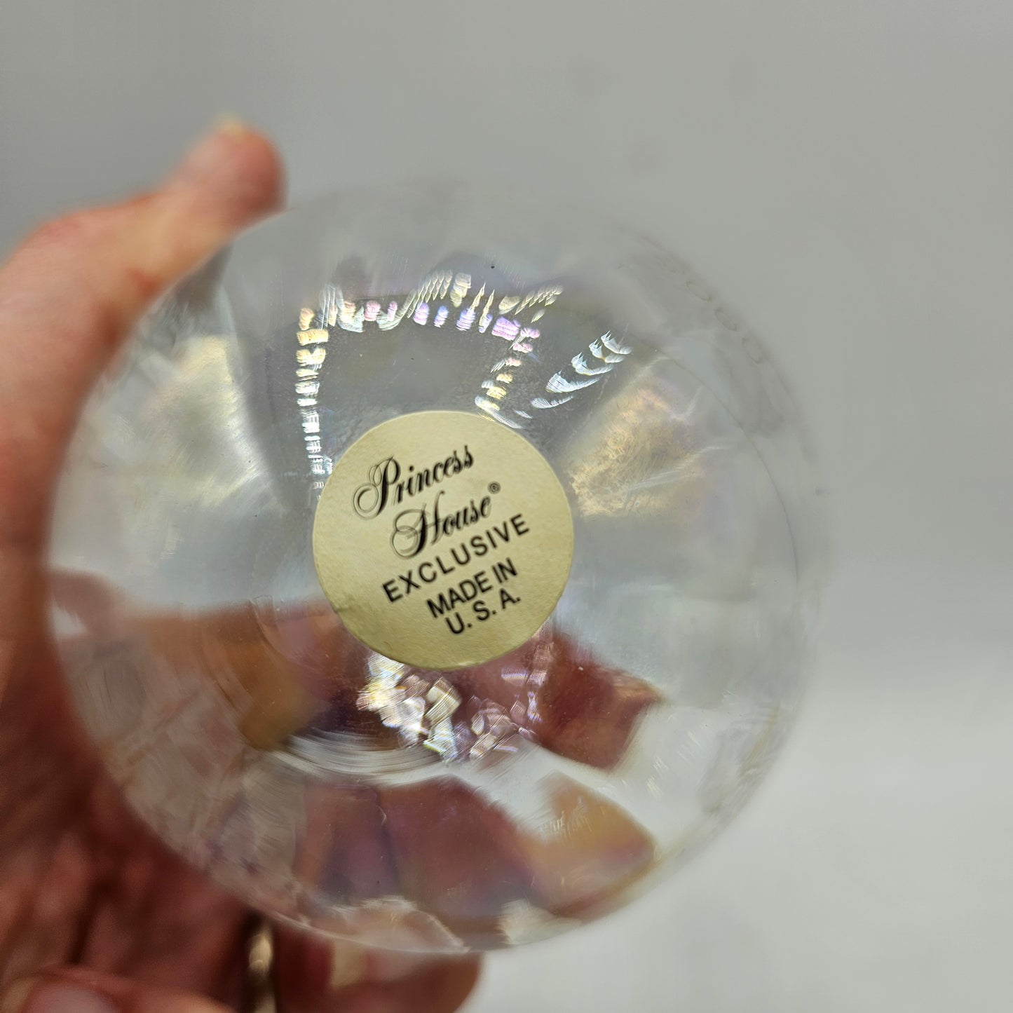 Princess House Crystal Snowflake Year 2000 Blown Glass Ornament with Hook