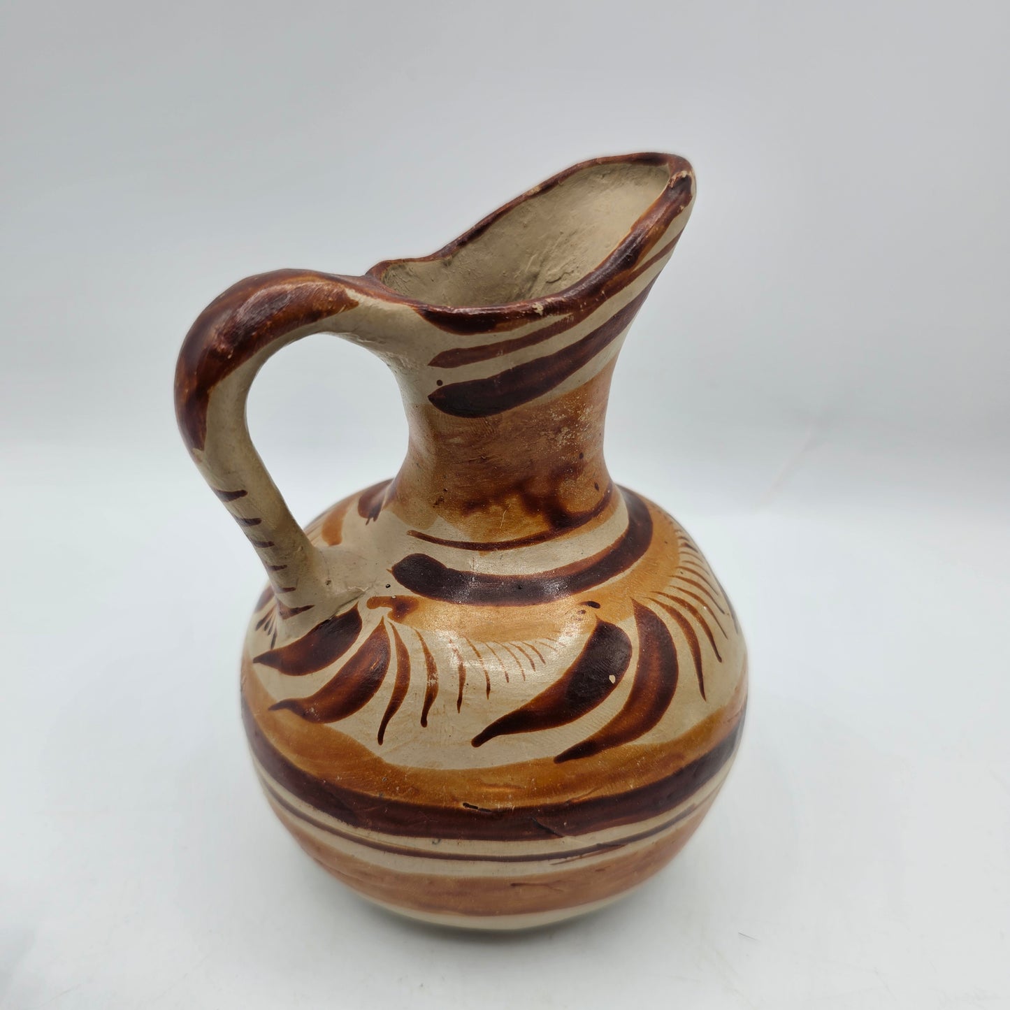 Mexican Pottery Hand Painted Decorative Jug