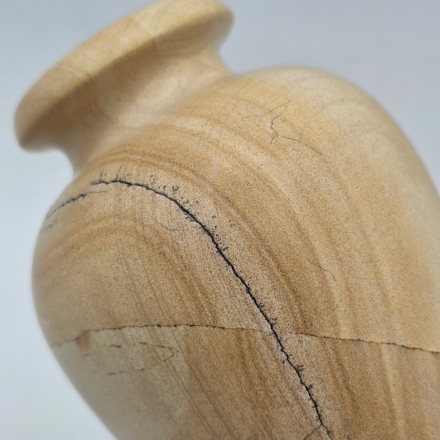 Small Carved Stone Vase Figurine