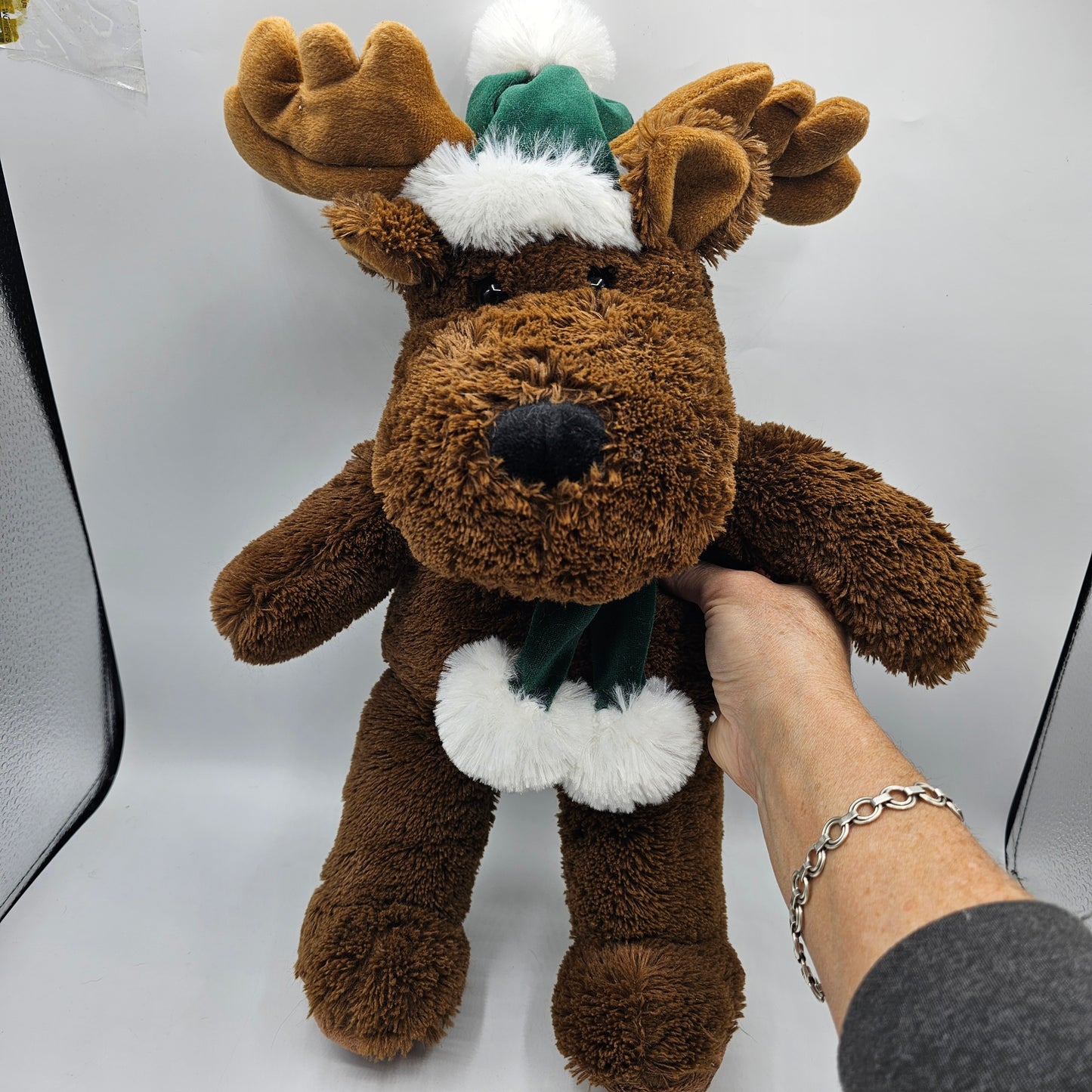 Plush Christmas Moose by Gallene