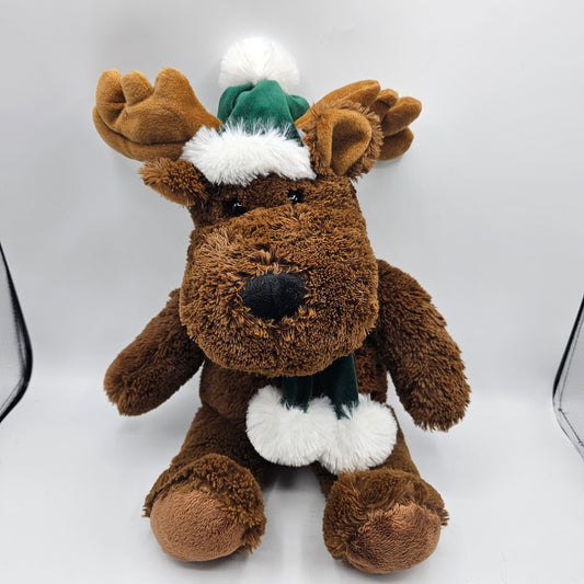 Plush Christmas Moose by Gallene