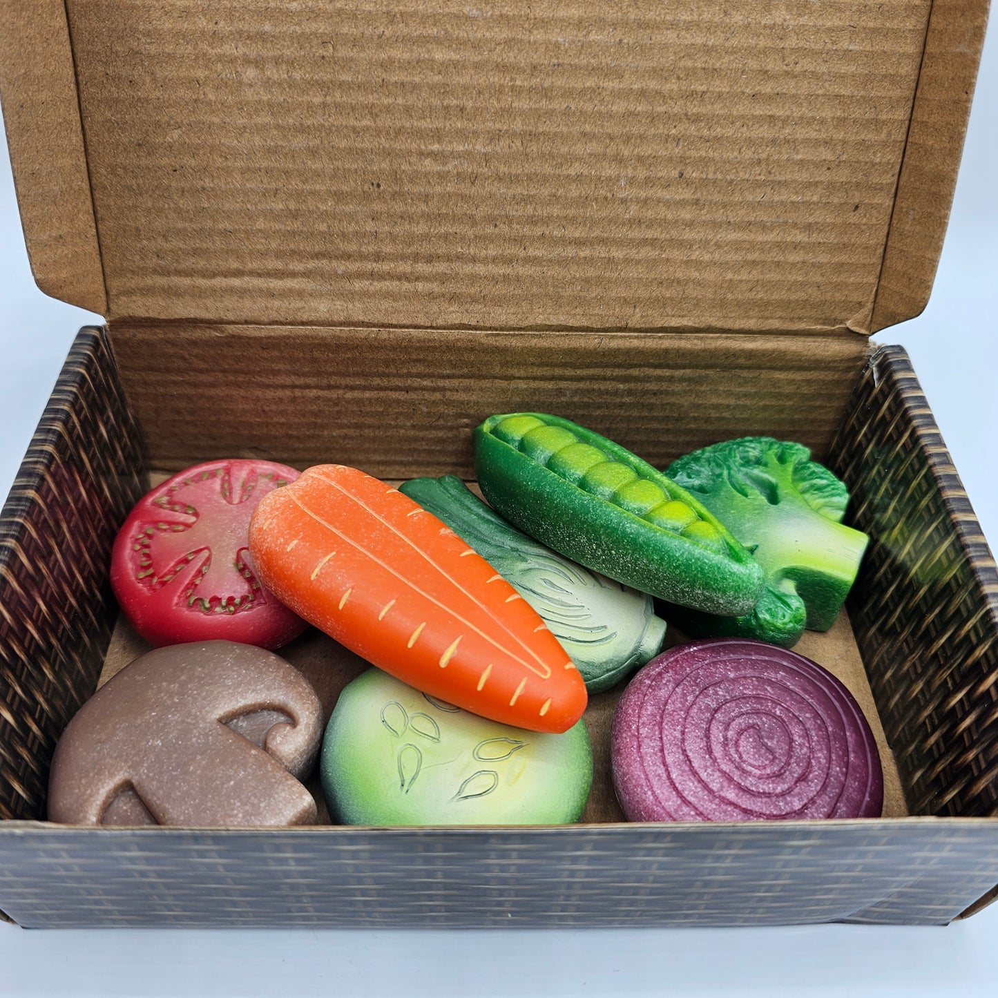 Yellow Door Sensory Play Stones - Vegetables