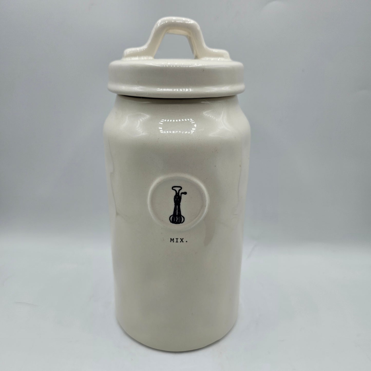 Rae Dunn MIX Dimpled Ceramic Lidded Canister