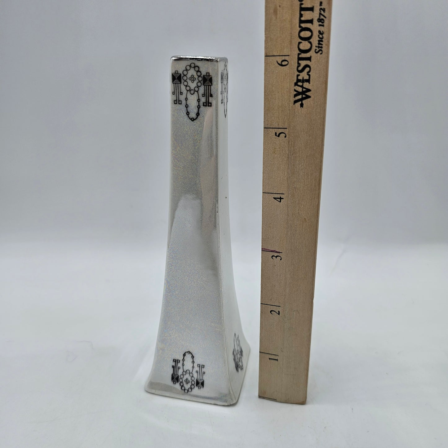 Vintage Tall Single Salt Shaker / Hat Pin Display