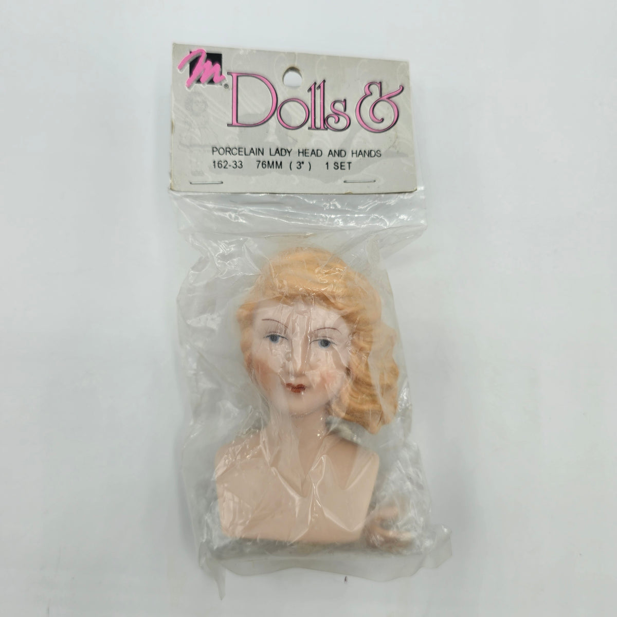 Porcelain Lady Head and Hands - Blonde