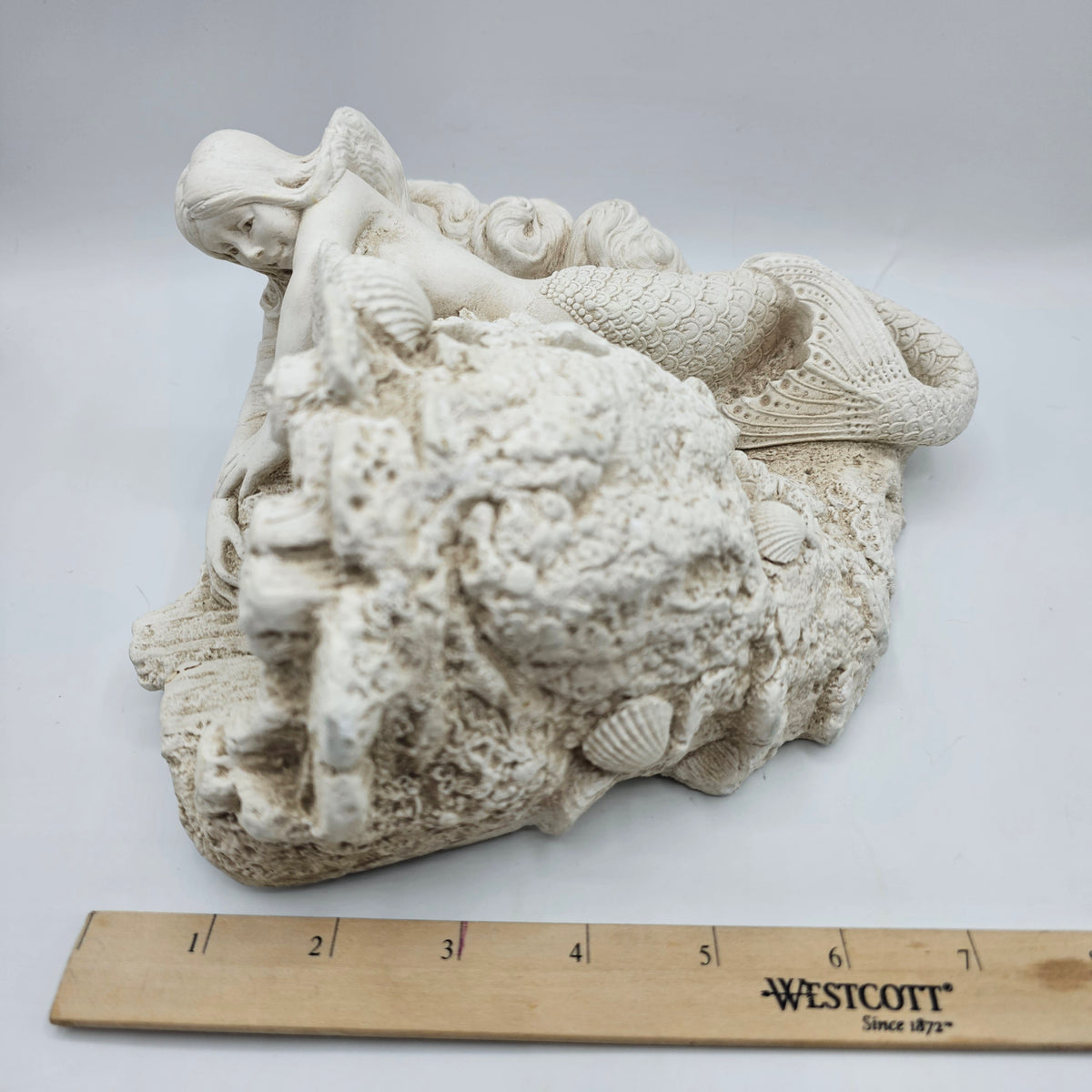 Vintage Mold Mermaid Wall Sconce Planter