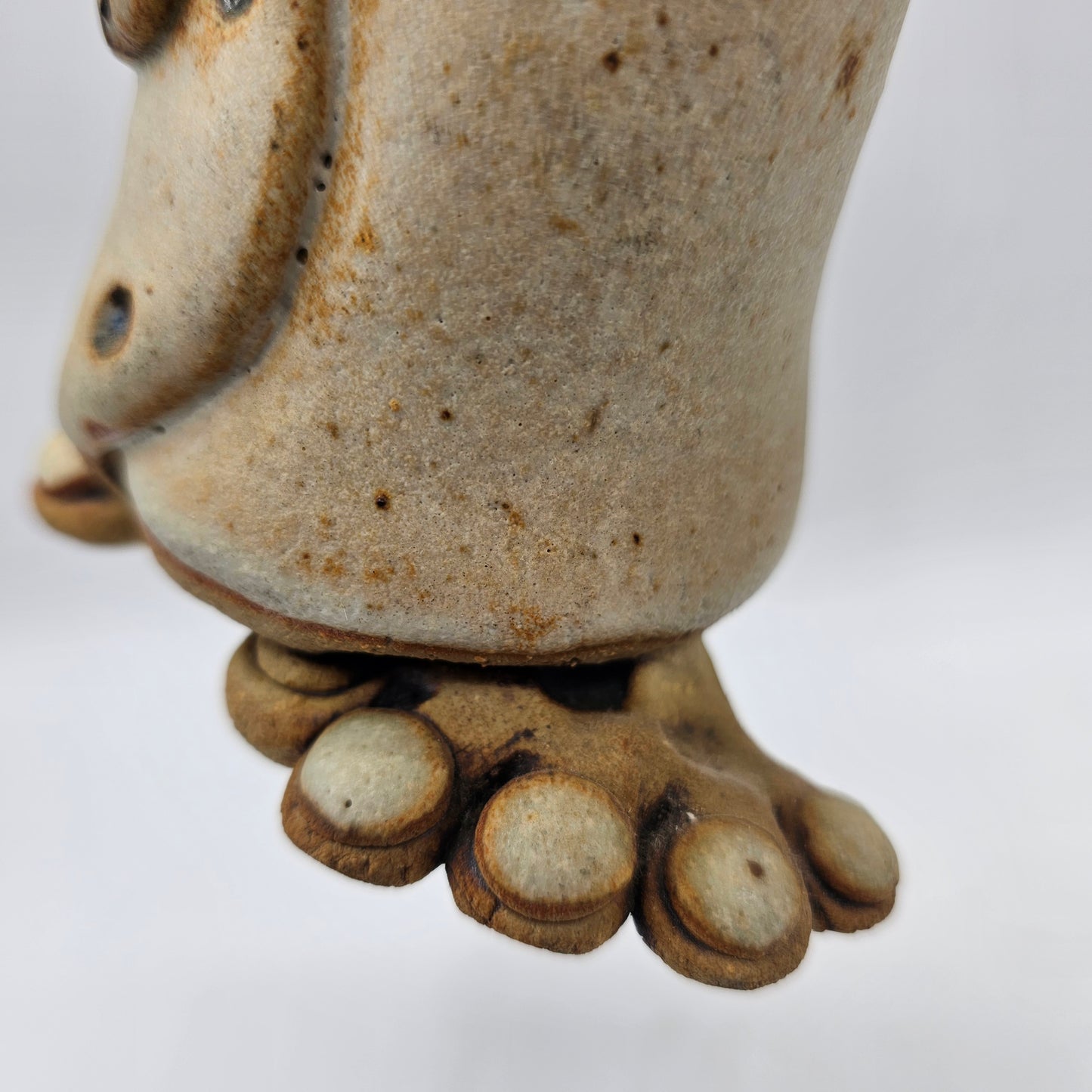 Tami Bier Studio Pottery Doctor Figurine Mid Century Folk Art Style - Artist Signed