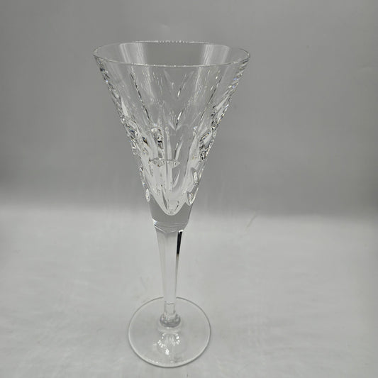 Waterford Crystal Champagne Flute America's Heritage Collection "Lincoln" 9-1/4" - Etched Signature (perfect condition)
