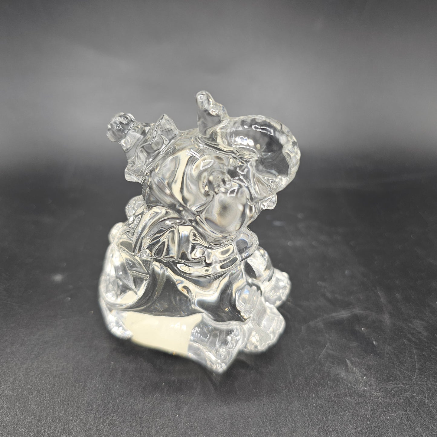 Princess House Lead Crystal Rocker Figurine - Circus Elephant