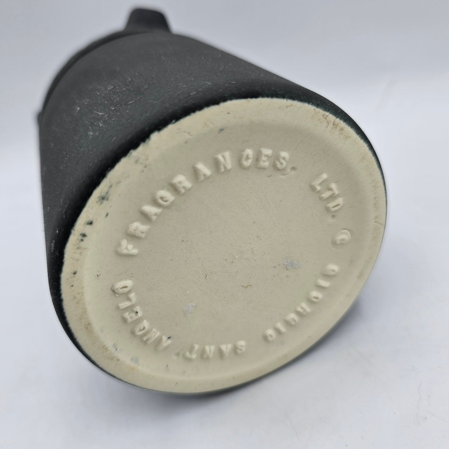 Giorgio Sant Angelo Fragrances Black Ceramic Cat Canister Aromatherapy / Trinkets