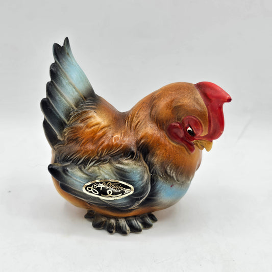 Vintage Josef Originals Porcelain Chicken Figurine